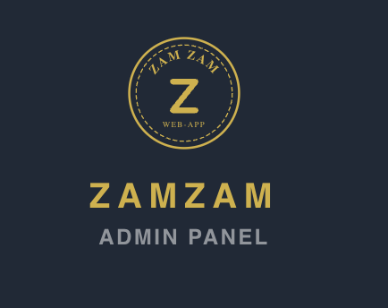 ZamZam Admin App